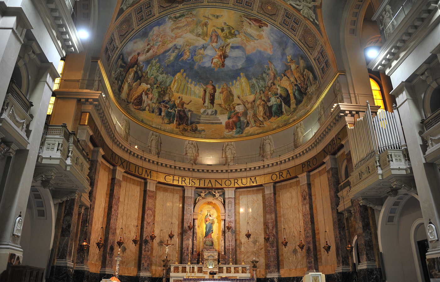 Italia – Basilica Santa Maria Ausiliatrice a Roma nell’opera Pio XI